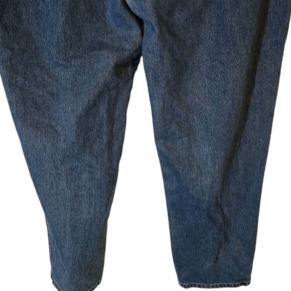 Vintage Levis 545 Denim Blue Jeans 44X32 Straight Leg Loose Fit - Picture 5 of 6